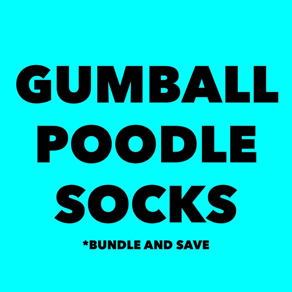 GUMBALL POODLE SOCKS